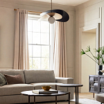 Люстра круглая с 2-мя металлическими абажурами Andromeda варинант исполнения - 6 | Loft Concept в Орле