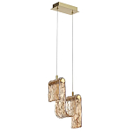 Подвесной светильник волнистой формы из фактурного стекла Wave варинант исполнения - 1 | Loft Concept в Орле