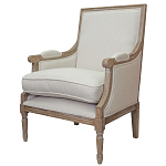 Кресло William Classical Armchair beige flax варинант исполнения - 3 | Loft Concept в Орле