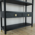 Стеллаж с двумя ящиками Elsa Dreams Black варинант исполнения - 2 | Loft Concept в Орле