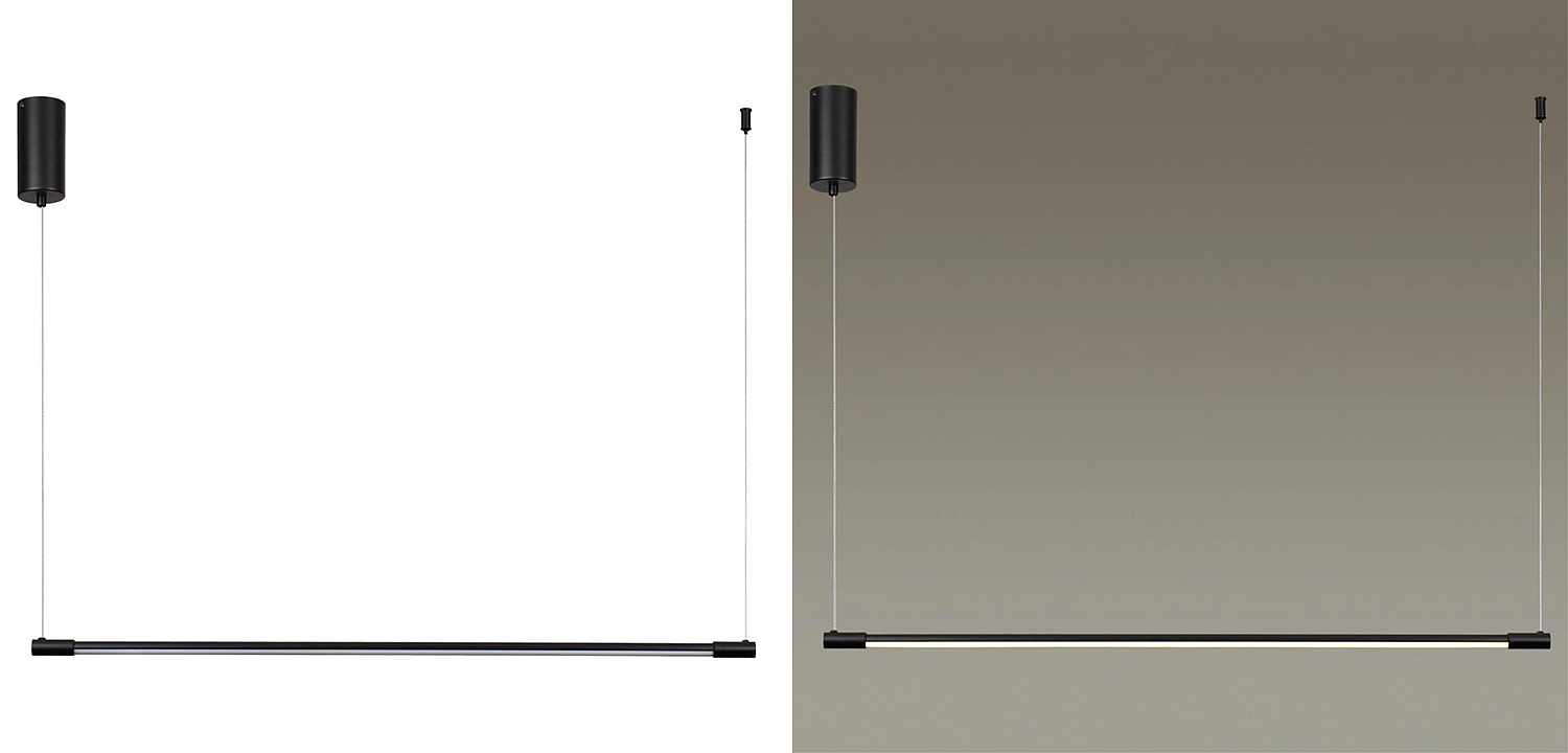 Подвесной светильник Trumpet Tube Black Linear Подвесной светильник Trumpet Tube Black Linear - Loft-Concept в Орле