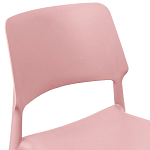 Пластиковый стул на ножках из массива бука Ferret Pink варинант исполнения - 5 | Loft Concept в Орле