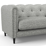 Мебельная ткань Шенилл серый цвет 138 см T4-34 варинант исполнения - 7 | Loft Concept в Орле