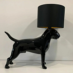 Лампа COLLECTION OF DOGS с абажуром Бультерьер варинант исполнения - 9 | Loft Concept в Орле