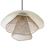 Подвесной светильник Beige Gold Mesh Lampshade Hanging Lamp варинант исполнения - 3 | Loft Concept в Орле