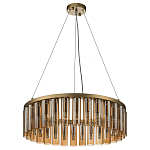 Люстра со стеклянными цилиндрическими плафонами Luminous Cylinders Amber Round варинант исполнения - 4 | Loft Concept в Орле