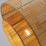 Подвесной светильник с абажуром из плтеного бамбука Light Inside the Cell варинант исполнения - 5 | Loft Concept в Орле