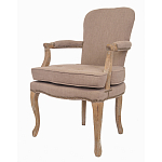 Кресло Aubrey Classical Armchair brown flax варинант исполнения - 3 | Loft Concept в Орле