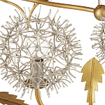 Люстра круглая с декором в виде цветков одуванчика Hanging Dandelion варинант исполнения - 1 | Loft Concept в Орле