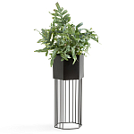 Кашпо Elevated Planters Сlive 59 черное  варинант исполнения - 2 | Loft Concept в Орле