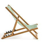 Шезлонг из акации и ткани Argentina варинант исполнения - 6 | Loft Concept в Орле