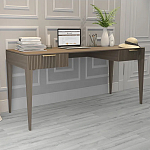 Рабочий стол коричневый с 2-мя ящиками Harper Line варинант исполнения - 2 | Loft Concept в Орле