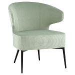 Современное мягкое кресло на металлических ножках Rakush Pistachio варинант исполнения - 1 | Loft Concept в Орле