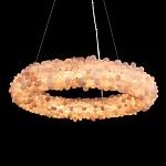 Люстра кольцевая с частичками натурального горного хрусталя Crystal Shimmer варинант исполнения - 2 | Loft Concept в Орле