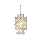 Подвесной светильник с декором из натуральной морской ракушки Iridescent Light варинант исполнения - 1 | Loft Concept в Орле