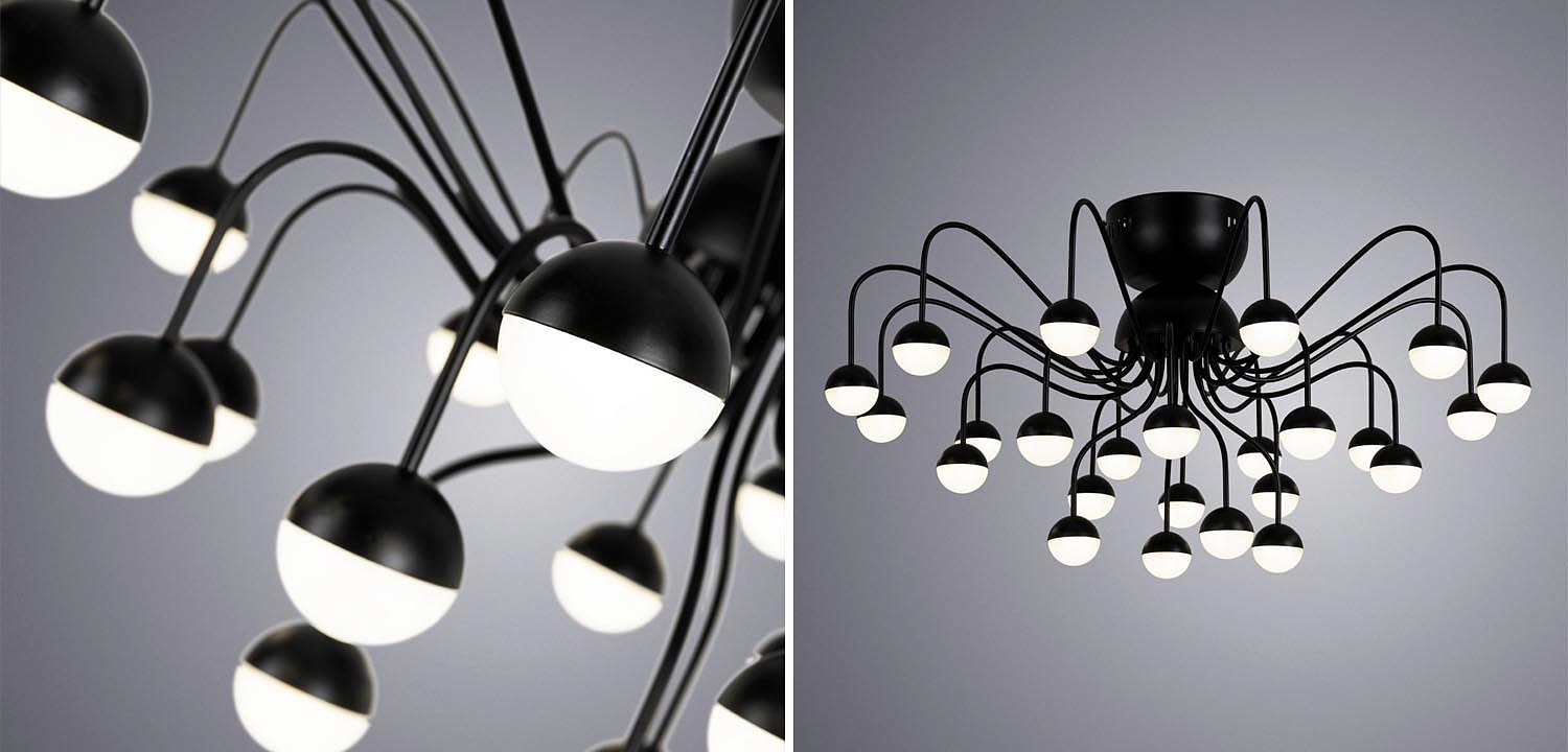 Потолочная люстра Vilelme Chandelier black Потолочная люстра Vilelme Chandelier black - Loft-Concept в Орле