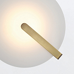 Потолочный светильник в форме плоского диска из белого матового стекла Eurofase варинант исполнения - 4 | Loft Concept в Орле