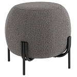 Пуф в ткани букле темно-серого цвета Pikelet варинант исполнения - 1 | Loft Concept в Орле