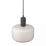 Подвесной светильник с круглым бежевым плафоном Quentin варинант исполнения - 3 | Loft Concept в Орле