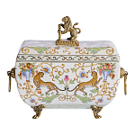 Шкатулка с фигуркой льва на крышке Eden Garden варинант исполнения - 3 | Loft Concept в Орле