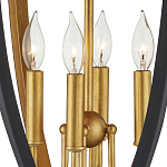 Подвесной светильник в форме фонаря чёрного цвета Black Lantern варинант исполнения - 2 | Loft Concept в Орле