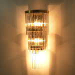 Бра с золотистым основанием и прозрачными трубками Nembus варинант исполнения - 6 | Loft Concept в Орле