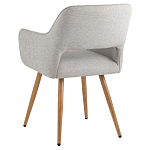 Стул в рогожке серого цвета NEASAN STOOL варинант исполнения - 4 | Loft Concept в Орле