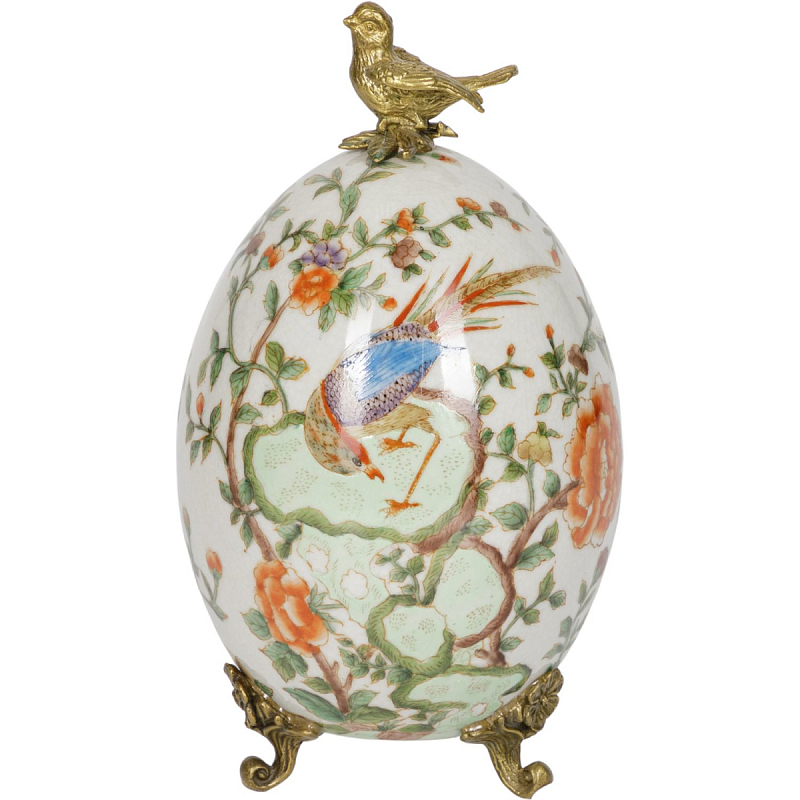 Фигурка Designer Egg Золотой Бежевый Коричневый Голубой Фигурка Designer Egg Золотой Бежевый Коричневый Голубой в Орле | Loft Concept