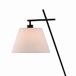 Торшер с черным наклонным корпусом и конусовидным абажуром Black Tripod варинант исполнения - 1 | Loft Concept в Орле