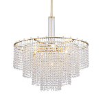Люстра многоярусная с каскадами кристаллов Crystal Rains варинант исполнения - 1 | Loft Concept в Орле