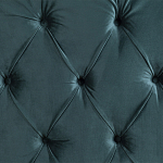 Кровать двуспальная зеленая с основанием из массива дерева с мягким изголовьем Velour Beds варинант исполнения - 2 | Loft Concept в Орле