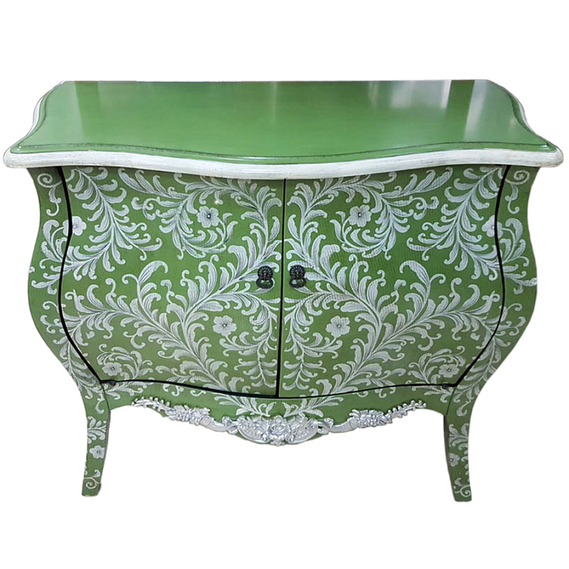 Комод White and Green Lace Зеленый Белый Комод White and Green Lace Зеленый Белый в Орле | Loft Concept