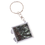 Зеркало брелок складное двухстороннее из натурального камня Серафинит Stone Mirrors варинант исполнения - 5 | Loft Concept в Орле