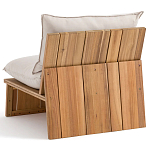 Уличное кресло из массива акации Trivett Wooden Chair варинант исполнения - 4 | Loft Concept в Орле