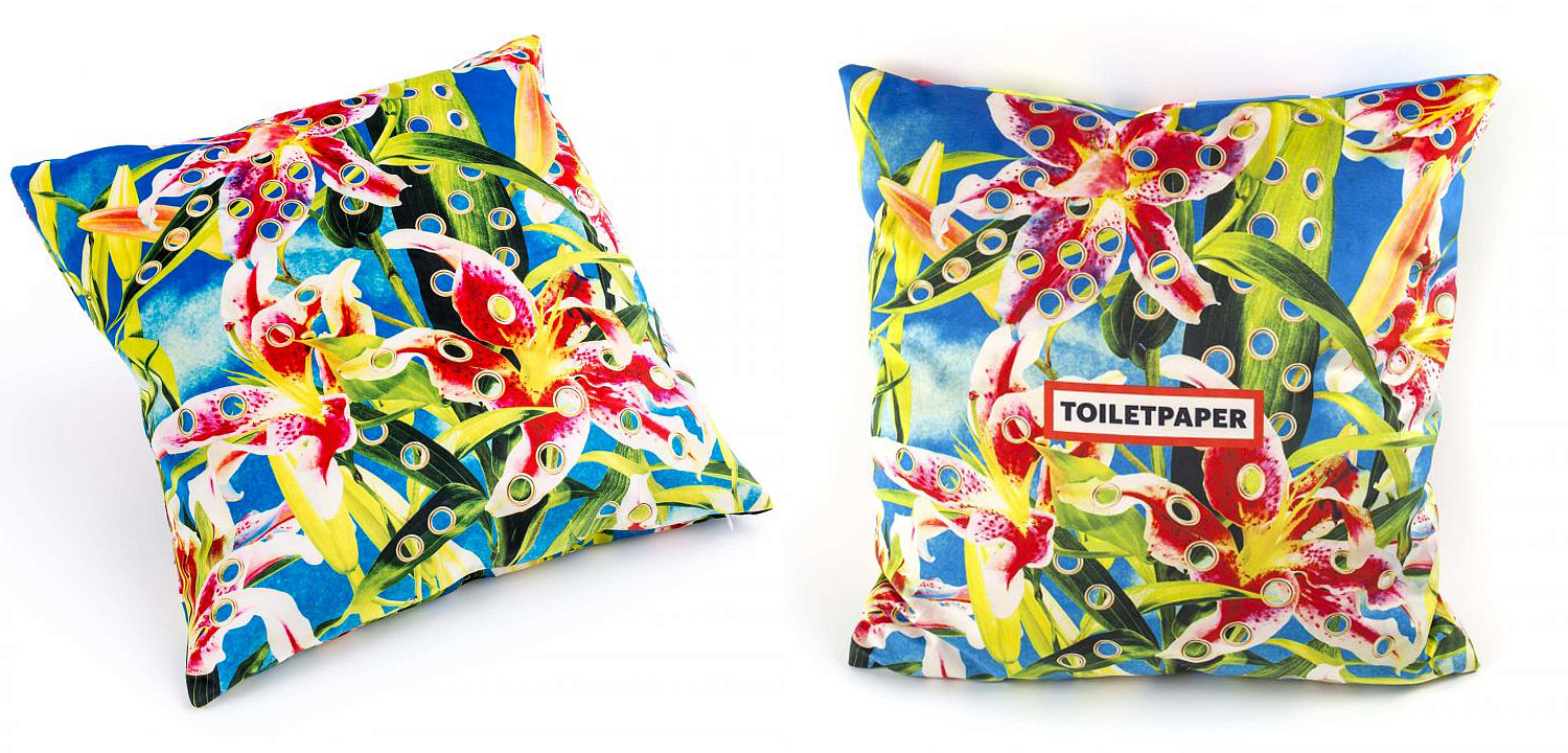 Подушка Seletti Cushion Flower with holes Подушка Seletti Cushion Flower with holes - Loft-Concept в Орле