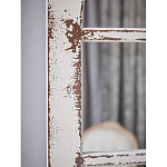 Зеркало-окно с эффектом старения в венецианском стиле Venetian White Mirror варинант исполнения - 7 | Loft Concept в Орле