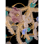 Люстра круглая с цветочным декором Miscellaneous herbs варинант исполнения - 2 | Loft Concept в Орле