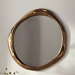 Зеркало в ассиметричной золотой раме Mirror of Aragorn варинант исполнения - 1 | Loft Concept в Орле