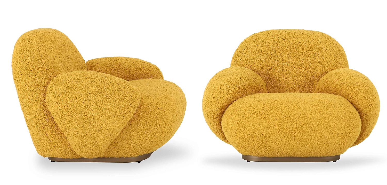 Кресло Chloe Yellow Armchair Кресло Chloe Yellow Armchair - Loft-Concept в Орле