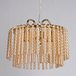 Люстра с подвесными рифлеными стеклянными трубками Nembus варинант исполнения - 4 | Loft Concept в Орле