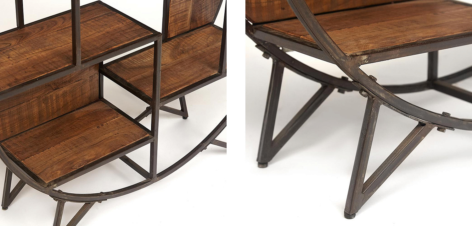 Стеллаж Acacia Shelving Renfrey Стеллаж Acacia Shelving Renfrey - Loft-Concept в Орле