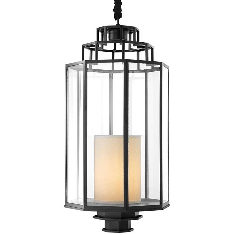 Люстра Lantern Monticello L Черный Прозрачное Стекло Кремовый Люстра Lantern Monticello L Черный Прозрачное Стекло Кремовый в Орле | Loft Concept