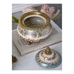 Шкатулка фарфоровая с цветочной росписью Eden Garden варинант исполнения - 6 | Loft Concept в Орле