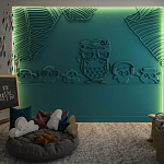 Барельеф OWLS варинант исполнения - 3 | Loft Concept в Орле