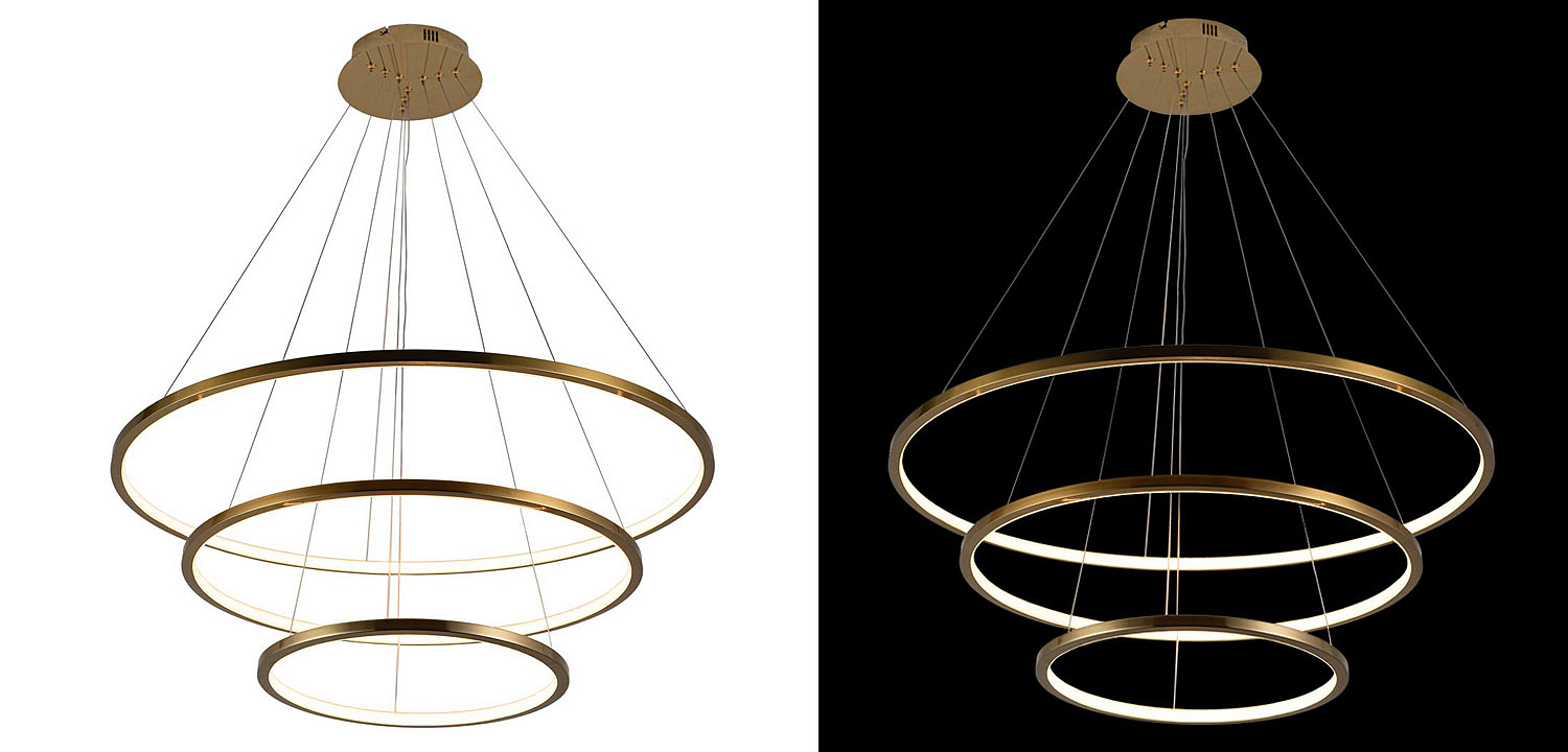Люстра Ring Horizontal Trio gold Люстра Ring Horizontal Trio gold - Loft-Concept в Орле