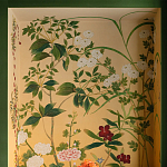 Обои ручная роспись Four Seasons Original colourway on painted Xuan paper with gold ombre варинант исполнения - 1 | Loft Concept в Орле