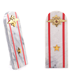 Сувенир Погон МВД из натурального камня мрамор Souvenir Epaulets варинант исполнения - 5 | Loft Concept в Орле