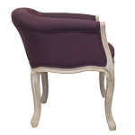 Кресло низкое в стиле прованс Louis French Armchair violet flax варинант исполнения - 1 | Loft Concept в Орле