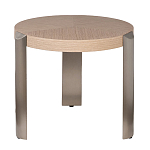 Столик журнальный круглый со светлым шпоном Light Veneer Table варинант исполнения - 1 | Loft Concept в Орле