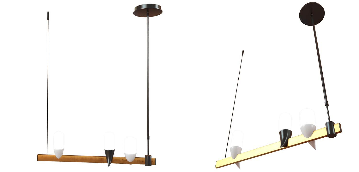 Люстра Ebenezer Chandelier Linear black 60 Люстра Ebenezer Chandelier Linear black 60 - Loft-Concept в Орле